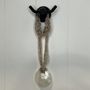 Premier Designs beaded beach shell necklace and bracelet